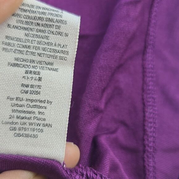 Free People Magenta Purple Wrap‎ Tie Top Small - Picture 8 of 10